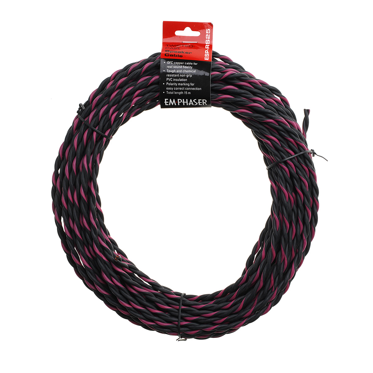 emphaser-esp-rs25-ofc-lautsprecherkabel-2x-2-5-mm-25-m-rolle image 1