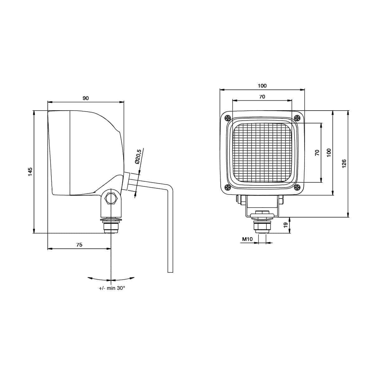 jokon-quadron-led-arbeitsscheinwerfer image 2