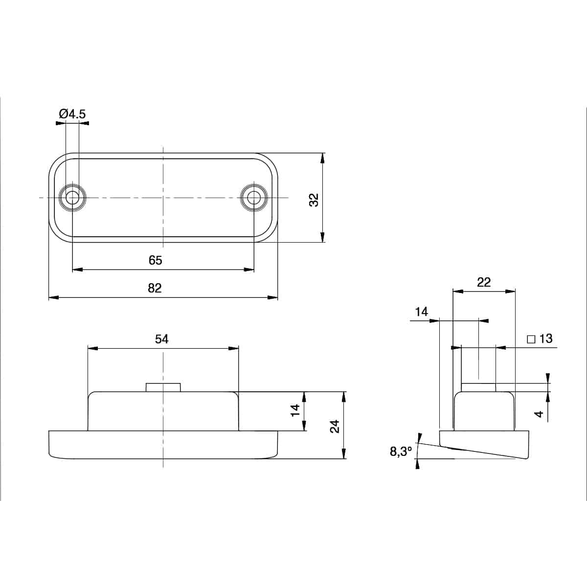 jokon-k-580b-kennzeichenleuchte-einbau-wasserdicht image 2