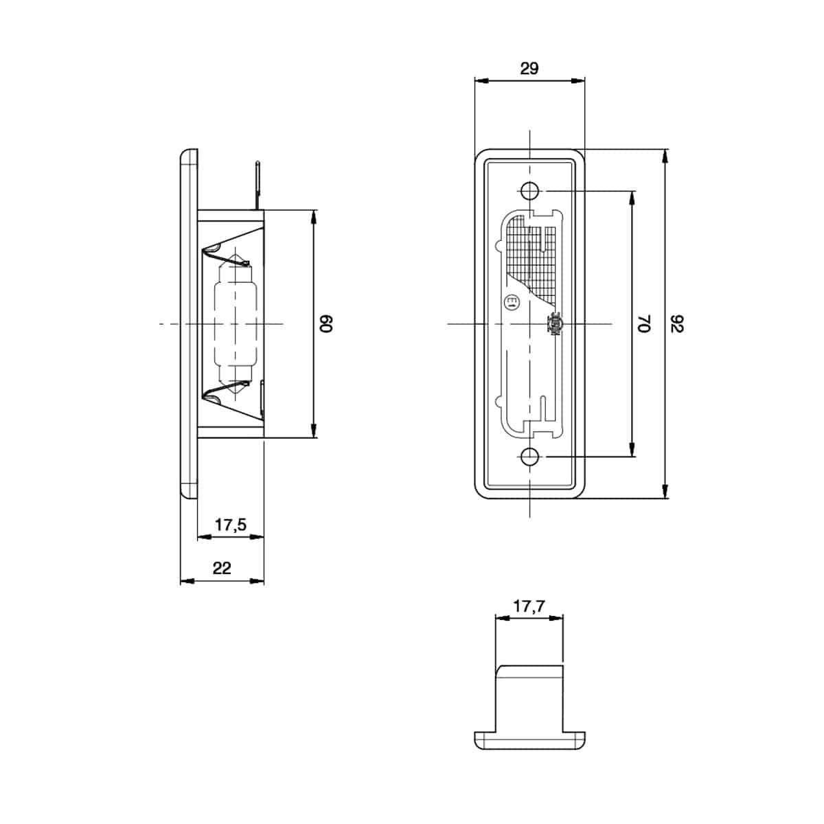 jokon-k-570-kennzeichenleuchte-links-lh image 2
