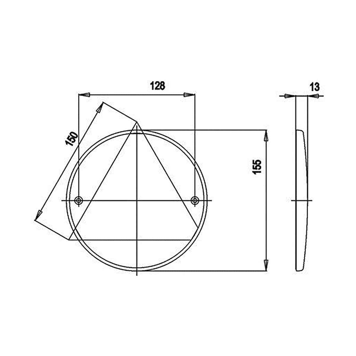 jokon-dr-110-dreiecks-r-ckstrahler-rund-anh-nger image 2