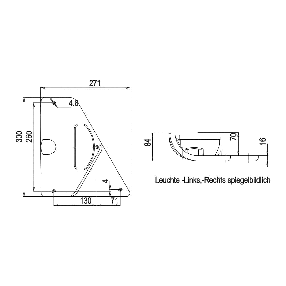 jokon-l-2000-dreieck-r-ckstrahler-reflektor image 2
