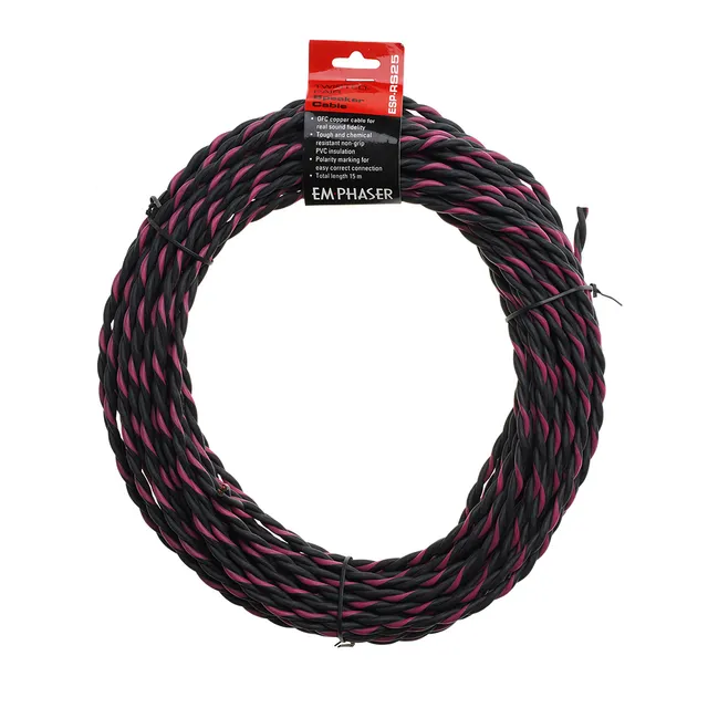 emphaser-esp-rs25-ofc-lautsprecherkabel-2x-2-5-mm-25-m-rolle image 1