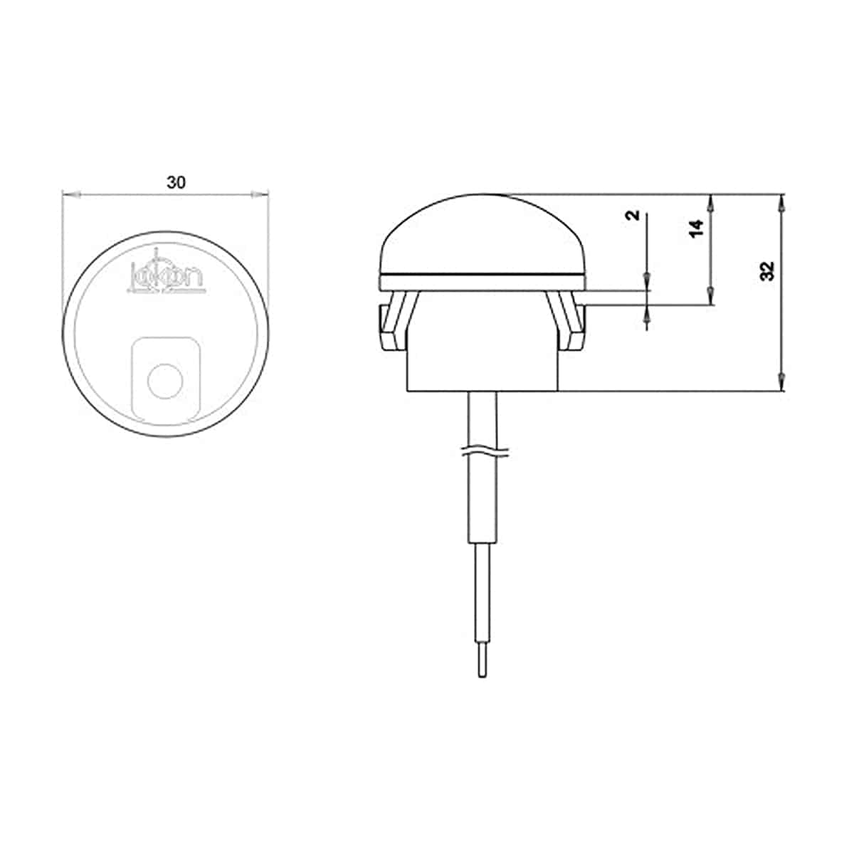 jokon-pl-30-begrenzungsleuchte-front-einbau image 2