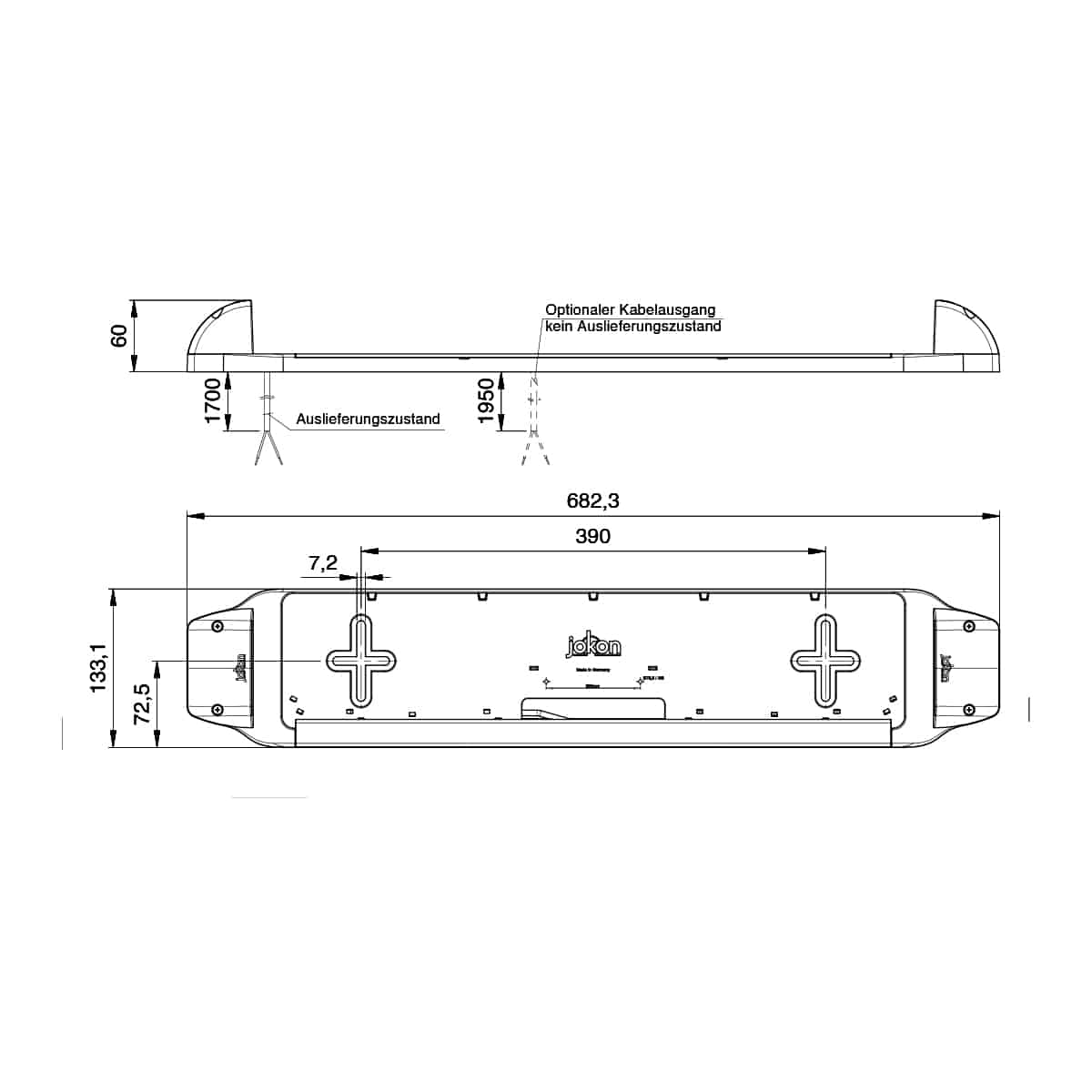 jokon-kennzeichenhalter-kh-590b-mit-y-kabel image 2